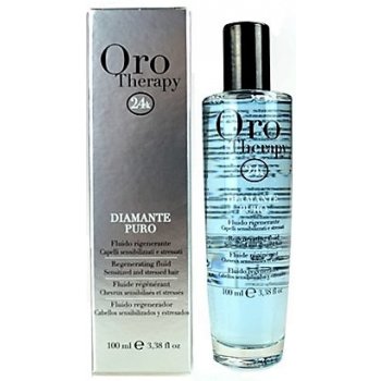 Fanola Oro Therapy Diamante Puro regeneračný fluid na citlivé a zaťažované vlasy 100 ml