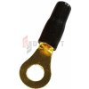 ZKO-10mm2 / 8,5 BK Pozlátená prstencová koncovka M8