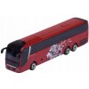 MAJORETTE CITY BUS MAN LION'S COACH L ČERVENÝ 1:100 AUTOBUS NOVÝ MODEL