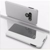Knižkové puzdro Electroplating Mirror na LG K61 - Strieborná