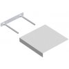 DOMAX Polica samonosná biela 235x235 mm FS25/25