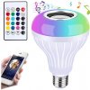 Farebná žiarovka s Bluetooth reproduktorom LED RGB