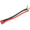 GForce Bateriový kabel 4.0mm zlacený Deans samice (GF-1325-070)