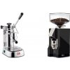 La Pavoni Professional Lusso + Eureka Mignon Silenzio 55, CR black