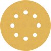 Bosch Brúsny papier EXPERT C470 s 8 otvormi pre excentrické brúsky, 125 mm, zrnitosť 180, 50 ks 2608900913