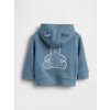 GAP Baby mikina VintageSoft Modrá 12-18M Modrá Modrá