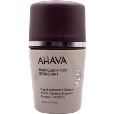 AHAVA Minerálny Roll-on deodorant pre mužov Magnesium Rich 50ml