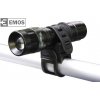 LED baterka, bicyklové predné svetlo EMOS + otočná montáž na bicykel