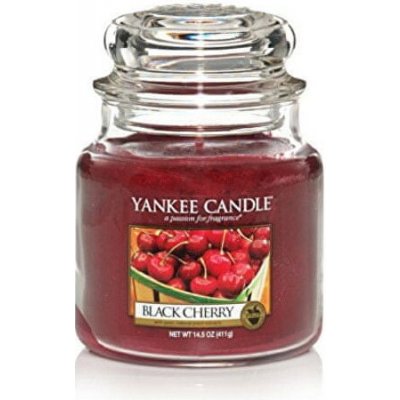 Yankee Candle Vonná sviečka Classic stredná Black Cherry 411 g