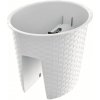 Prosperplast kvetináč na zábradlie Ratolla Oval 30 cm Biela