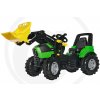 Rolly Toys Šľapací traktor Deutz Agrotron + predný nakladač + nafuk.