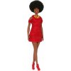 Barbie Fashionistas Bábika Červená sukňa HRH18