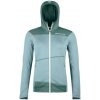 Dámska mikina Ortovox FLEECE LIGHT HOODY - zelená XS