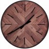 Nástenný hodinový strojček H&S Decoration hnedý 50,8 cm