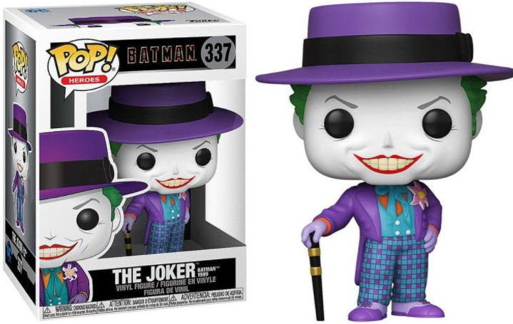 Funko Pop! 337 Dc Heroes Batman 1989 The Joker With Hat