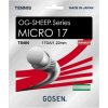 Tenisový výplet Gosen OG-SHEEP Micro (12.2 m) - milky white - Biely (1.29 mm)