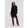 KOŠEĽA KARL LAGERFELD MONOGRAM GLITTER FLOCK TUNIC BLACK/SILVER