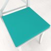 Biante Štvorcový podsedák Rongo RG-020 Tyrkysový - 38x38x3 cm