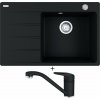 Franke CNG 611-78 TL/7 onyx s excentrom + Franke FC 9541.071 NOVARA PLUS onyx