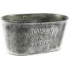 Hrantík plechový 19 cm x 11 cm oválny Flowers & Garden