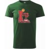 I love basketball - Tričko extra veľké (5-8XL) - 5XL ( Fľaškovozelená )