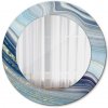 Modrý mramor Modrý mramor Okrúhle zrkadlo s motívom lsdo-00087