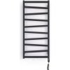 House Level Zet HLZE1090050MCEP Elektrický radiátor 109,6x50 cm, tyč GT pravá, čierna metalíza