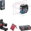 Líniový laser Bosch GLL 3-80 C + BM 1 + LR 7 + akumulátor, L-Boxx - 0601063R05
