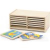 Viga Toys puzzle 12 dosiek po 4 puzzle v stojane
