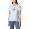 Columbia Dámske komfortné tričko Sloan Ridge™ Graphic SS Tee bledo modré Farba: Whisper Heather, Veľkosť: S