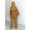 Ľanové kimono Monks Caramel Veľkosť: S