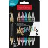 Dekoračný popisovač, sada, 1,0/3,0 mm, obojstranný, akrylový, FABER-CASTELL 