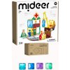 Mideer SADA Stavebnica Hrdinovia mesta 33 ks + Magnetické dieliky chladné farby CELKOM 53 ks