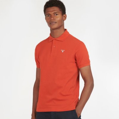 Barbour Sports Polo Shirt spicy orange