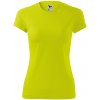 MALFINI FANTASY 140 / Dámske funkčné tričko - neónovo žltá XL