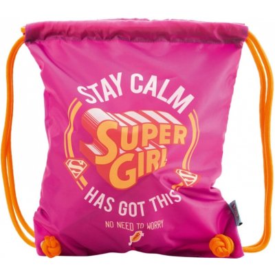 Baagl Supergirl Stay calm A-4451 140 L růžová