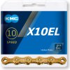 Reťaz KMC X10 EL Gold Ti-N, 10 Speed