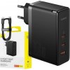 Baseus nabíjačka Baseus GaN5 Pre 2xUSB-C + USB nástenná nabíjačka, 160W (čierna)