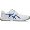 Pánska obuv Asics Court Slide 4 - white/dark cobalt - Biely (43,5)