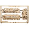 UGEARS 3D puzzle Parní Express 2,5D 79 ks