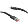 MobilNET KAB-0237-USB-LIGHT Dátový a nabíjací USBLightning, 3A, 2m, černý