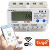 Qoltec Merač spotreby energie, 3-fázový, TUYA WiFi, 400V, DIN lišta, LCD, SMART