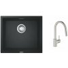 Súprava kuchynská batéria Grohe Concetto 31483DC2, granitový drez Grohe K700 31653AP0