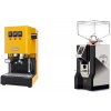 Gaggia New Classic E24 BC, yellow + Eureka Mignon Perfetto, NX black