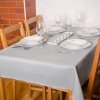 EVENIT Teflónový obrus UNI svetlo sivý 3267 svetlošedá Polyester 140x240 cm