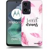Picasee silikónový čierny obal pre Motorola Moto G35 5G - Sladké sny