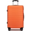 Cestovný ABS kufor Kono KSN2691 - oranžový - 58 L