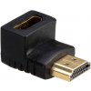 Akyga AK-AD-01, 90° HDMI(m)/HDMI(f) angle, čierny