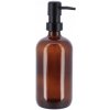 Stojanový dávkovač mydla TENDANCE, 500 ml, hnedý