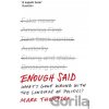 Enough Said - Mark Thompson